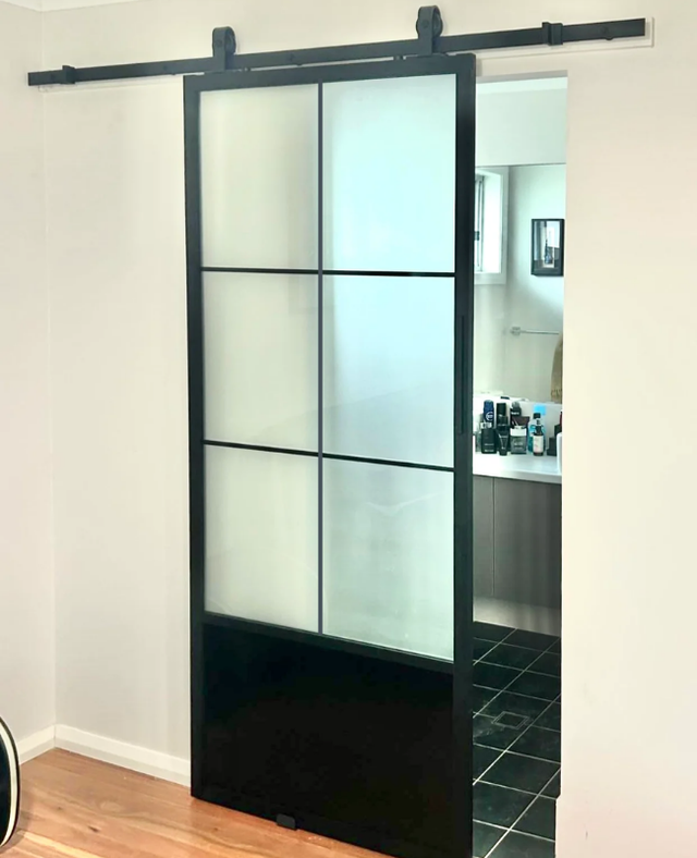 Translucent Glass French Barn Door(BDS13F)