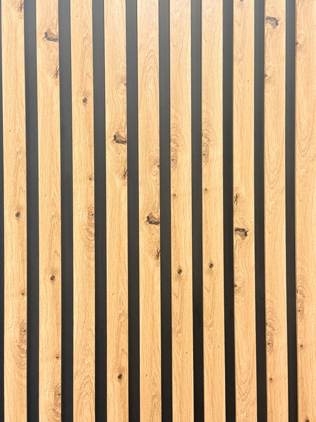 Acoustic Vertical Wood Slat Barn Door (BDVS01)