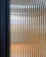 Reeded Glass Bifold Barn Door (BDSBF18R)