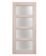 Entrance Door External Doors 4 Lite Frosted Glass ED2F4
