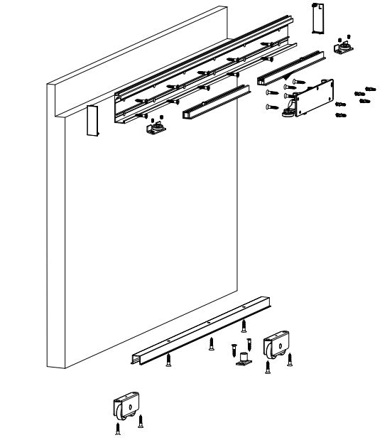 Invisible Door System for wooden doors (FLOET)