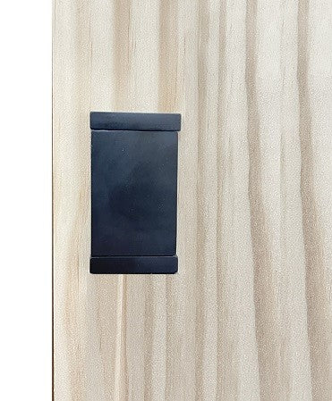 Black hidden door handle HB21B