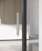 Sliding Pocket Doors Glass Door Handle Silver(HG03S)