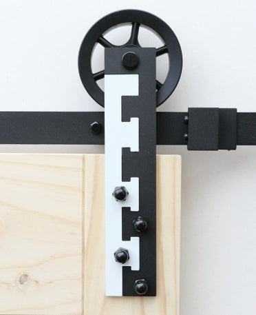 Large Side Mount White& Black B09W