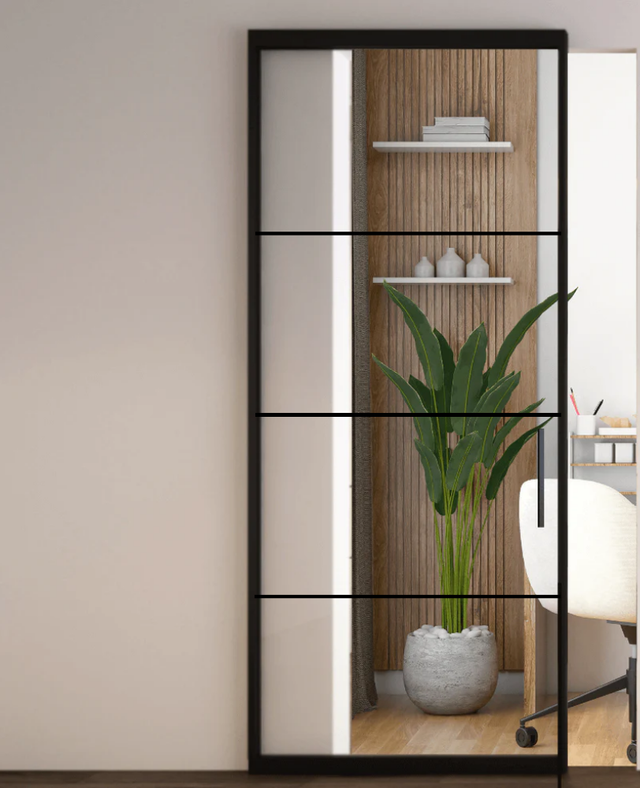 Concealed Glass Doors Clear Glass (MGD18C)