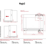 Concealed Sliding Door Ghost Barn Door Oak HPL Oak Doors (MFD01)