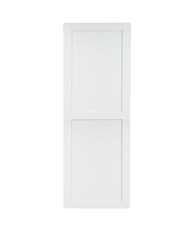 Internal Barn Doors 2P Shaker Prime BDRD02A