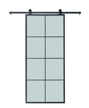 Steel Glass Barn Door (BDS04)