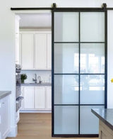 Steel Glass Barn Door (BDS04)