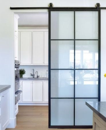 Steel Glass Barn Door (BDS04)