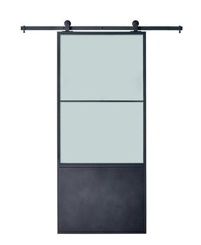 Steel Glass Barn Door (BDS05)