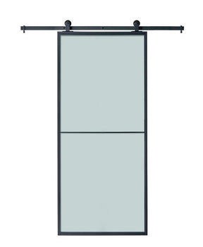 Steel Glass Barn Door (BDS06)