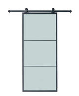 Steel Glass Barn Door (BDS07)
