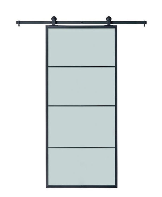 Steel Glass Barn Door (BDS08)