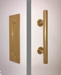 Golden Barn Door Handle W-S1Gold