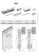 Concealed Sliding Door Ghost Barn Door Oak HPL Oak Doors (MFD01)
