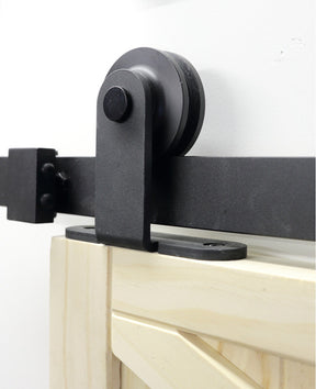 Top Mount No Joint Sliding Barn Door Hardware (B05)