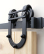 Horseshoe Side Mount No Joint Sliding Barn Door Hardware(B04)