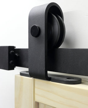 Top Mount No Joint Sliding Barn Door Hardware(B01)