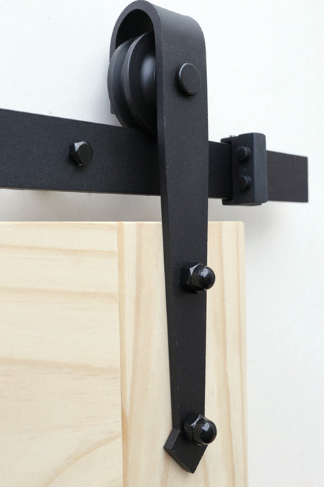  Arrow Side Mount No Joint Sliding Barn Door Hardware(B06)