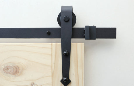  Arrow Side Mount No Joint Sliding Barn Door Hardware(B06)