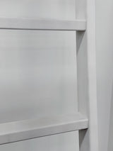 Library Ladder SolidWood Ladder White (LD-BRH White)