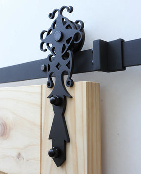 Plum Flower Barn Door Hardware M07